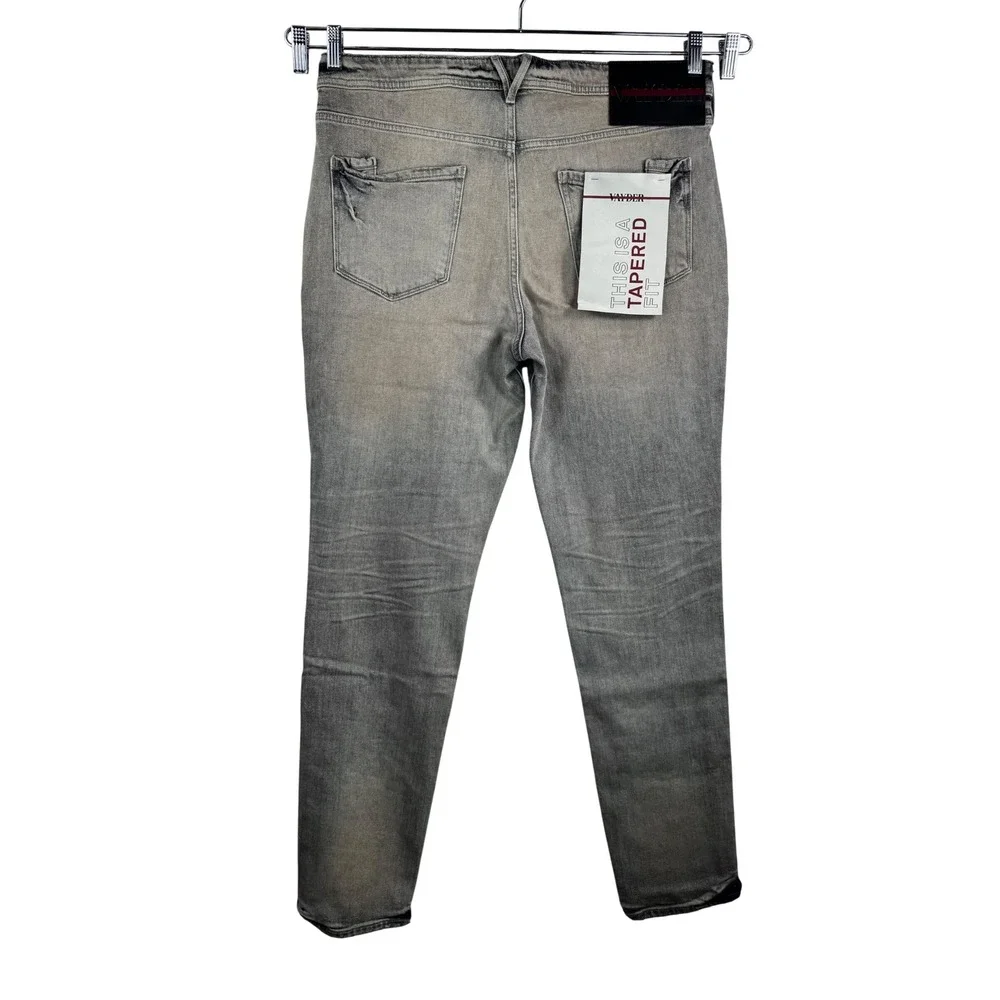 VAYDER Tapered fit Jeans distressed color‎ powers stretchy street punk Y2K sz 34